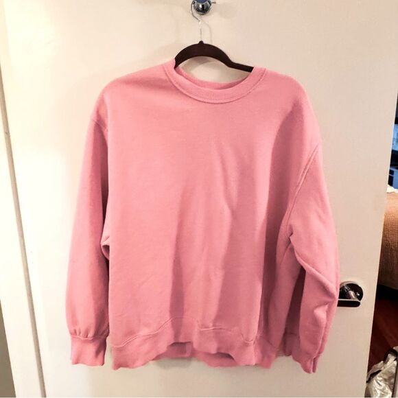 ZARA cotton candy pink oversized sweatshirt - Picture 3 of 5